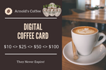 Arnold's Coffee Card